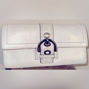 Authentic Coach Vintage Wallet with silver buckle